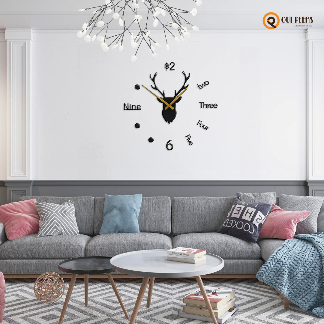 Deer Wall Clock