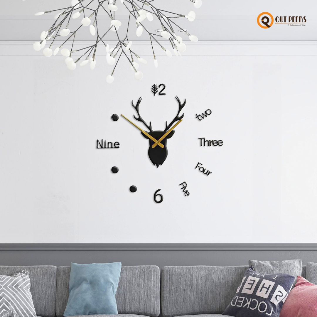 Deer Wall Clock