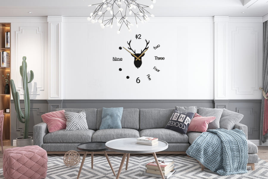 Deer Wall Clock