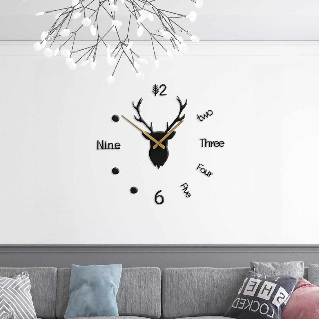 Deer Wall Clock