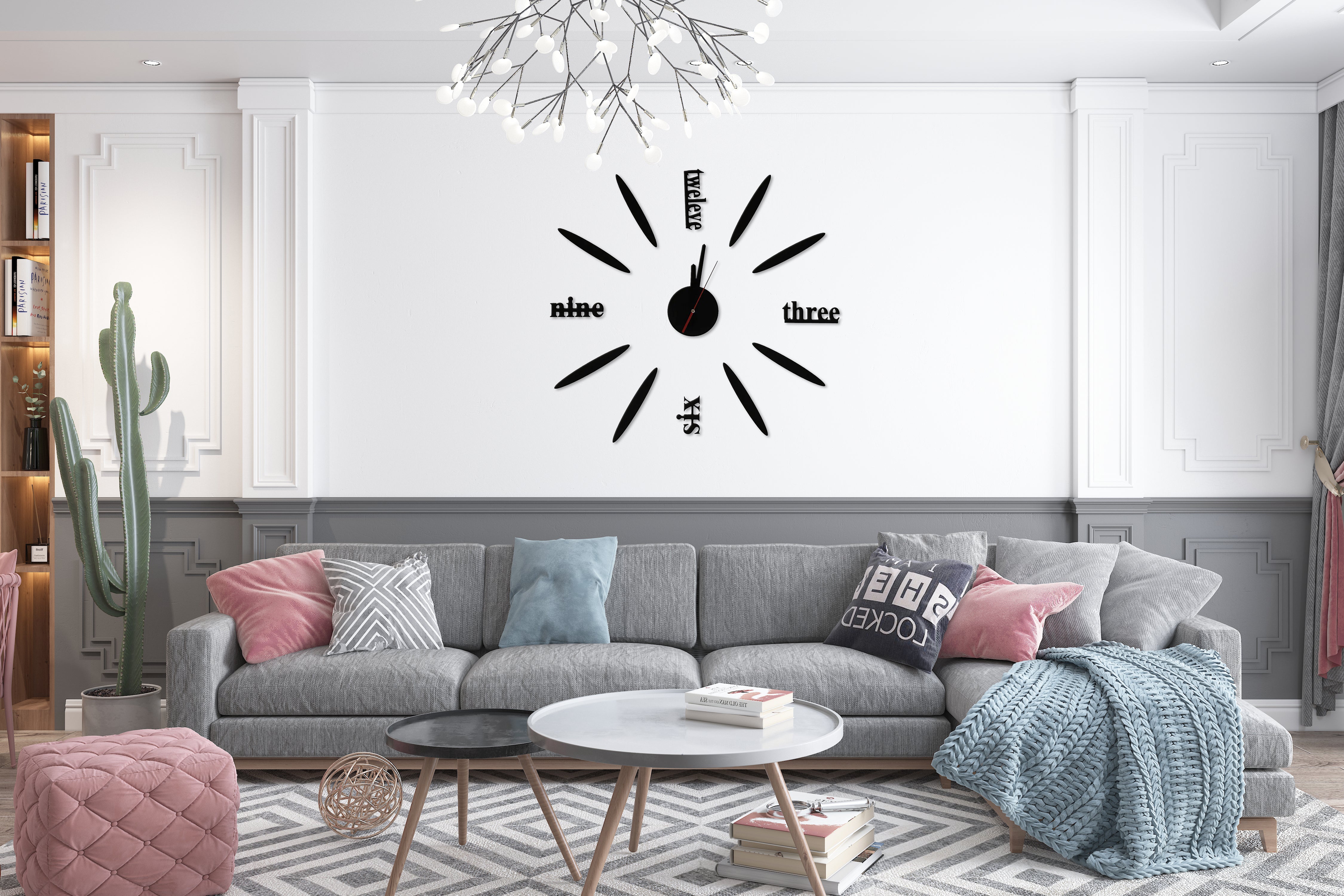 Modern Art Wall Clock