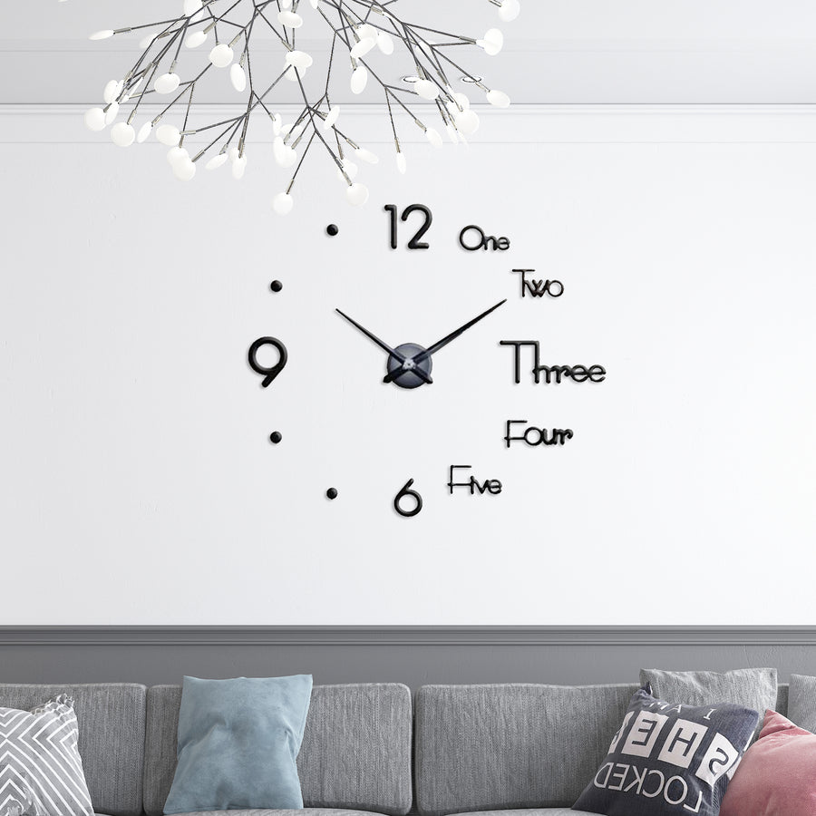 Dots & Numbers Clock
